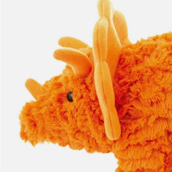 Manhattan Toy Company Little Jurassics Rory Triceratops Dinosaur Soft Toy EUC - Picture 3 of 8